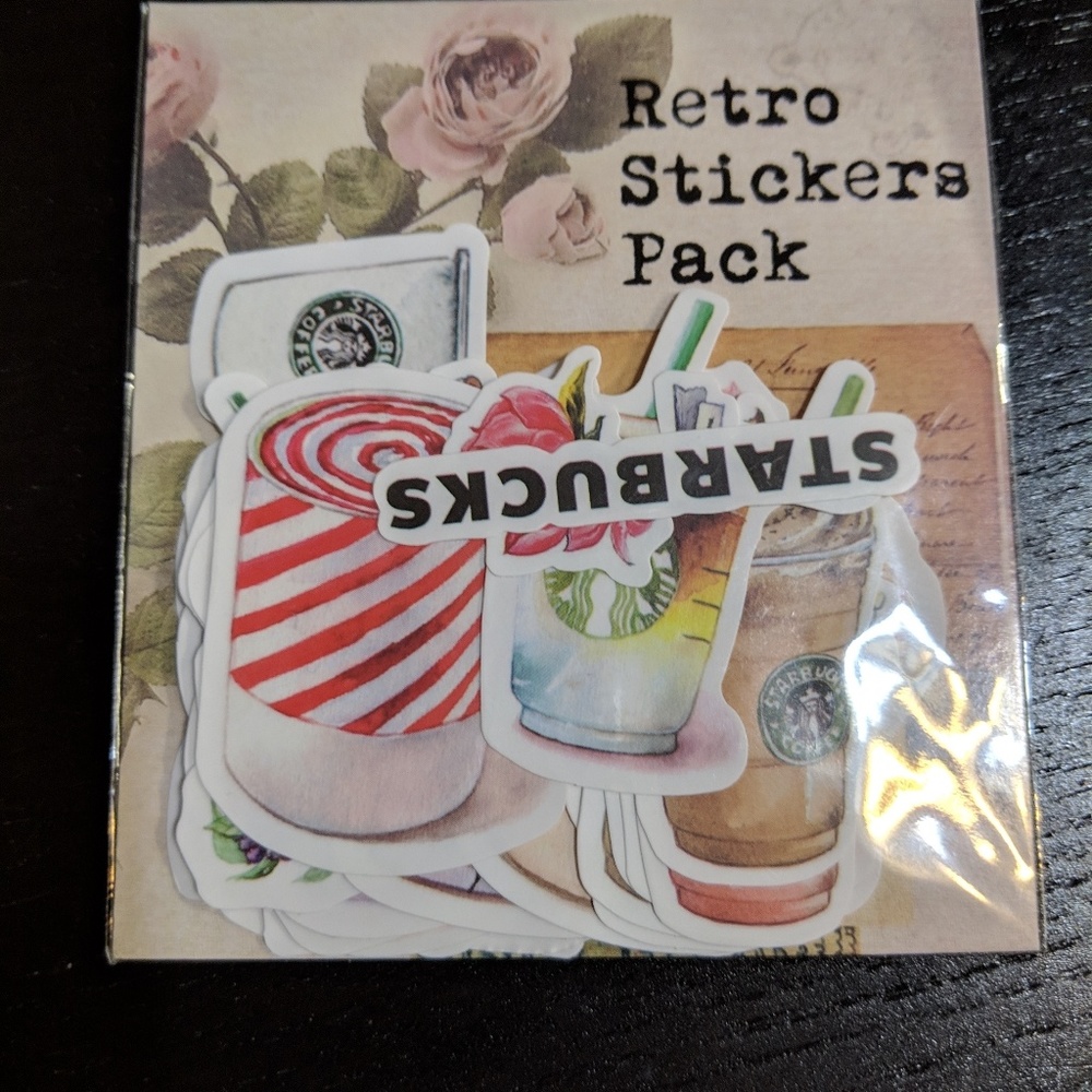 Lot of 25 STARBUCKS 2" Stickers Coffee Theme NEW - Picture 2 of 4